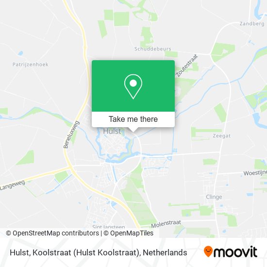 Hulst, Koolstraat (Hulst Koolstraat) map