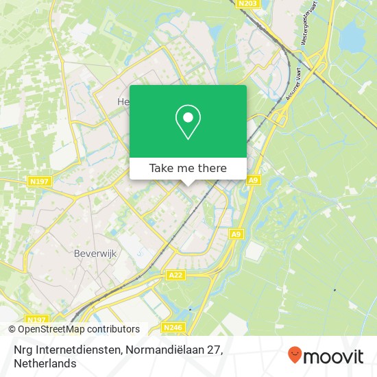 Nrg Internetdiensten, Normandiëlaan 27 map