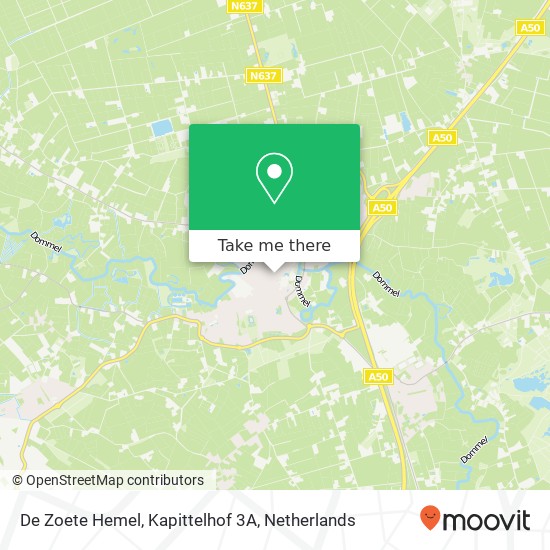 De Zoete Hemel, Kapittelhof 3A map