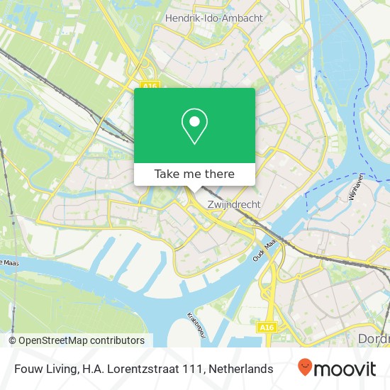 Fouw Living, H.A. Lorentzstraat 111 Karte