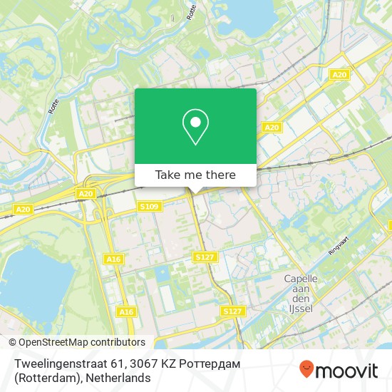 Tweelingenstraat 61, 3067 KZ Роттердам (Rotterdam) Karte