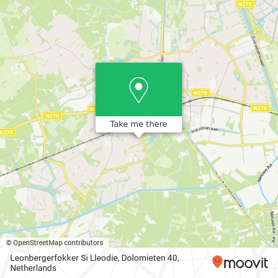 Leonbergerfokker Si Lleodie, Dolomieten 40 map