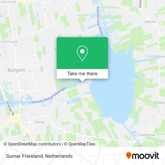 Sumar Friesland map