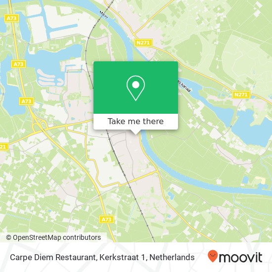 Carpe Diem Restaurant, Kerkstraat 1 map