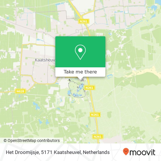 Het Droomijsje, 5171 Kaatsheuvel Karte