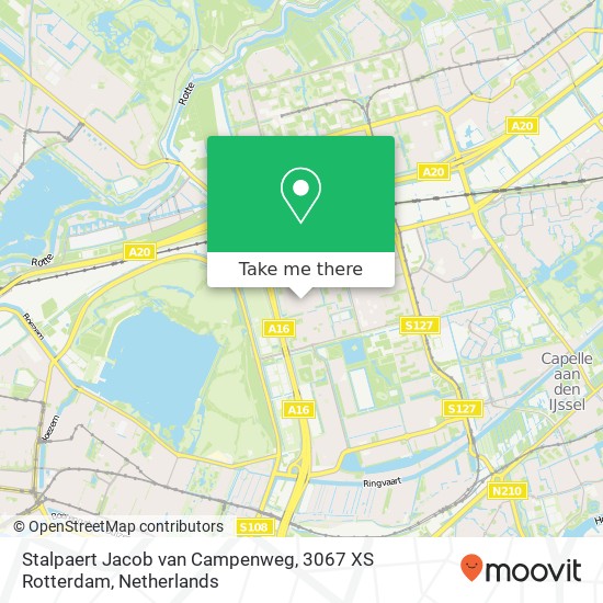 Stalpaert Jacob van Campenweg, 3067 XS Rotterdam map