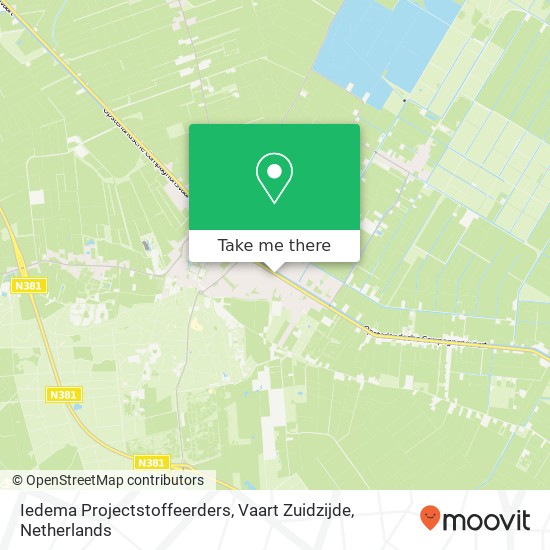 Iedema Projectstoffeerders, Vaart Zuidzijde map