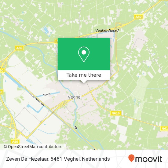 Zeven De Hezelaar, 5461 Veghel map