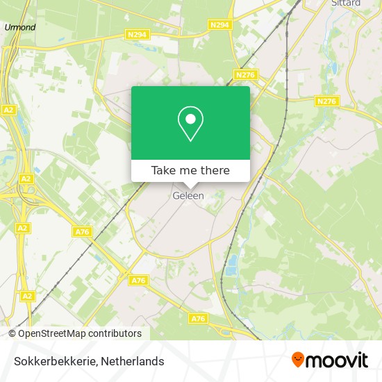 Sokkerbekkerie map