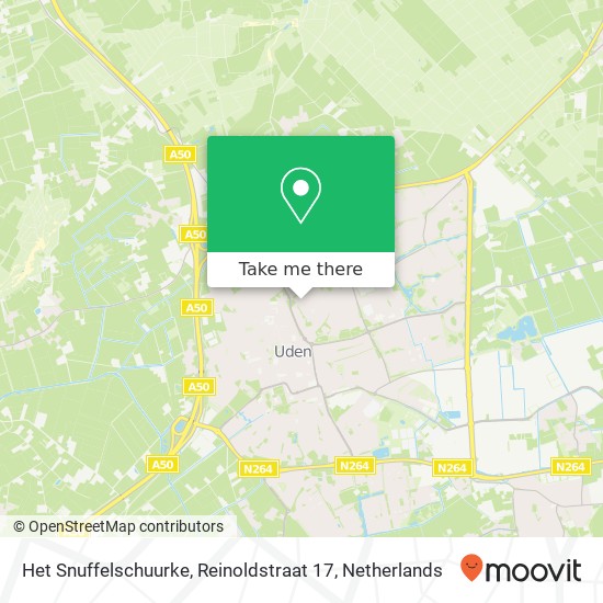 Het Snuffelschuurke, Reinoldstraat 17 map