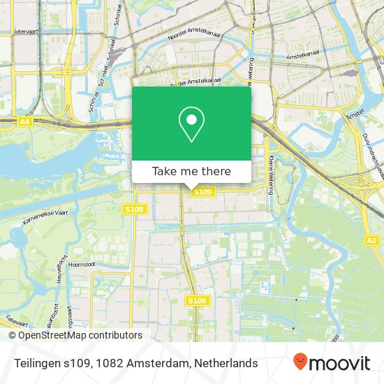 Teilingen s109, 1082 Amsterdam map