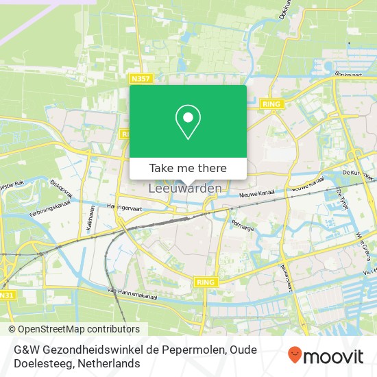 G&W Gezondheidswinkel de Pepermolen, Oude Doelesteeg map