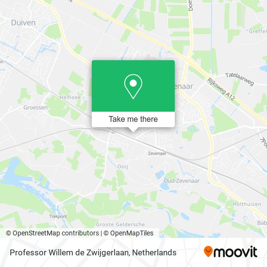 Professor Willem de Zwijgerlaan map