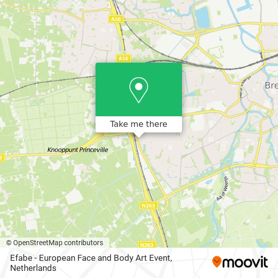Efabe - European Face and Body Art Event map