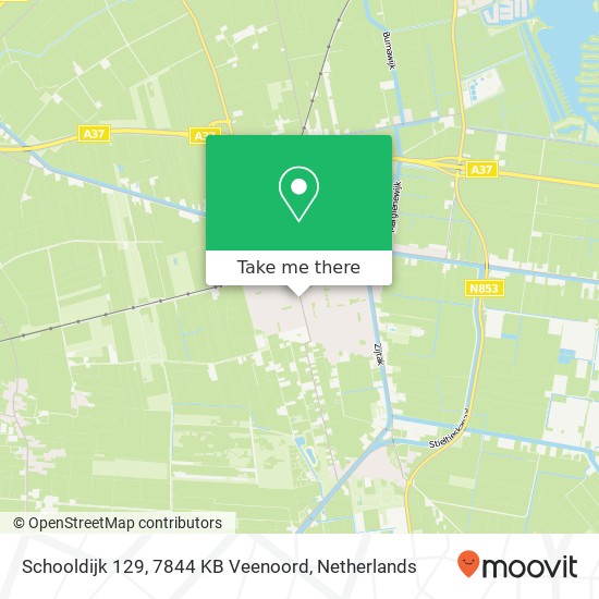 Schooldijk 129, 7844 KB Veenoord map