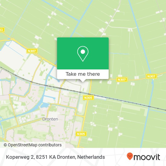Koperweg 2, 8251 KA Dronten map