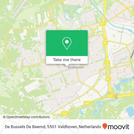 De Bussels De Beemd, 5501 Veldhoven map