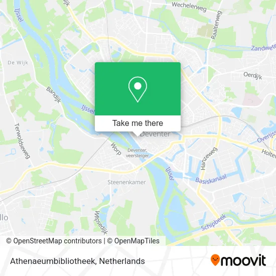 Athenaeumbibliotheek map