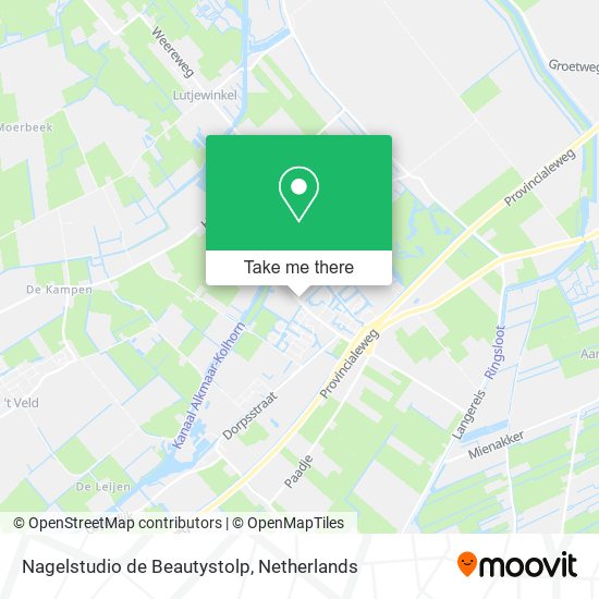 Nagelstudio de Beautystolp map