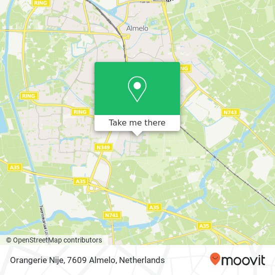 Orangerie Nije, 7609 Almelo map