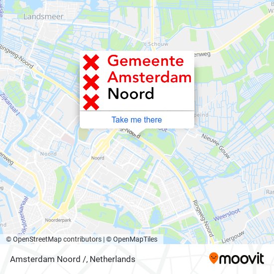 Amsterdam Noord / map