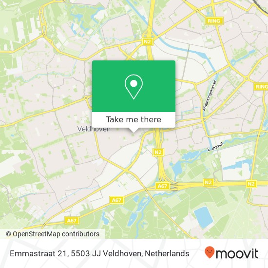 Emmastraat 21, 5503 JJ Veldhoven map