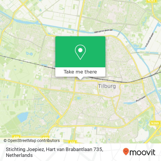 Stichting Joepiez, Hart van Brabantlaan 735 map