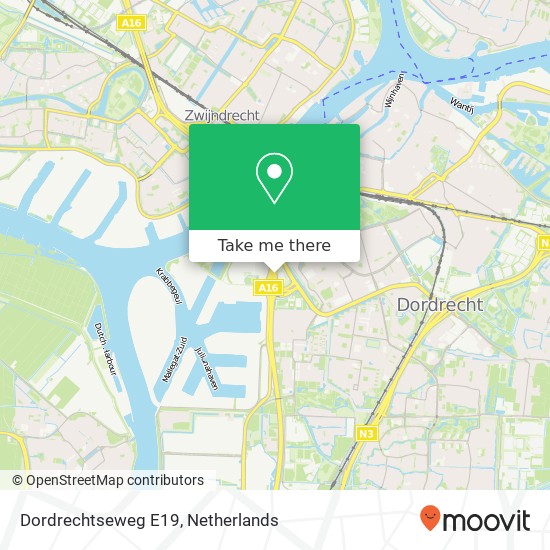 Dordrechtseweg E19 Karte
