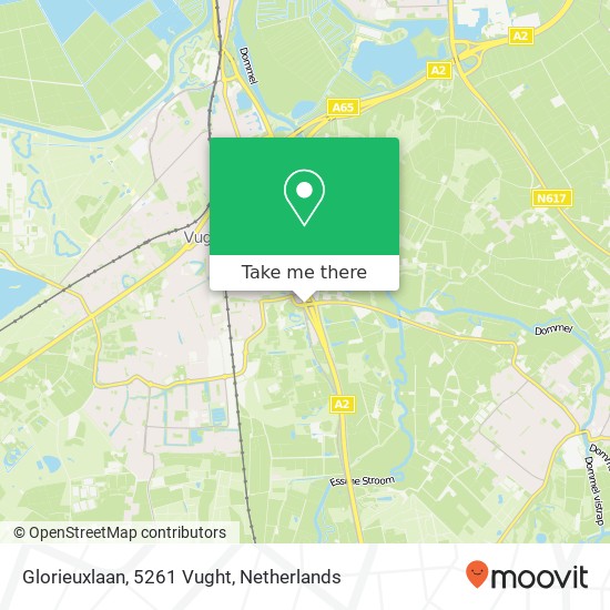 Glorieuxlaan, 5261 Vught map