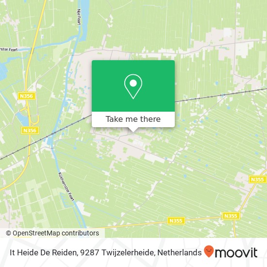 It Heide De Reiden, 9287 Twijzelerheide map