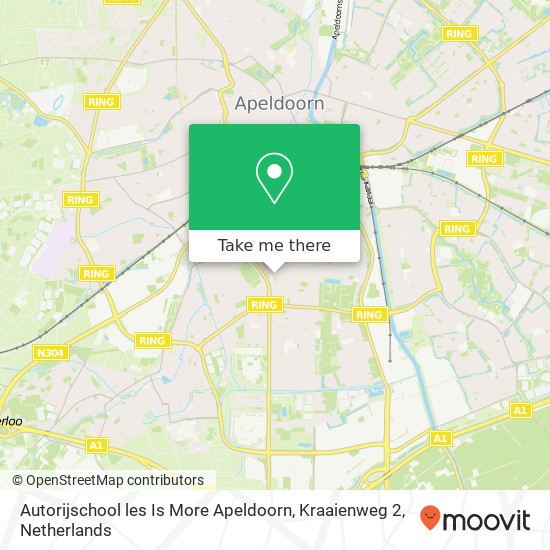 Autorijschool les Is More Apeldoorn, Kraaienweg 2 Karte