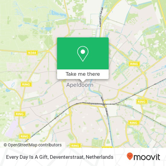 Every Day Is A Gift, Deventerstraat map