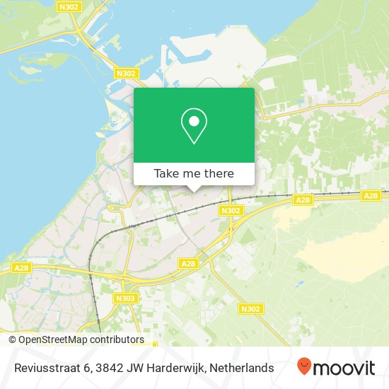 Reviusstraat 6, 3842 JW Harderwijk map