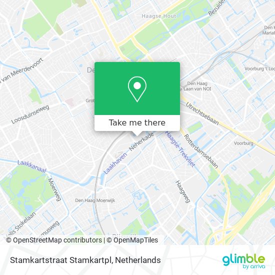 Stamkartstraat Stamkartpl map