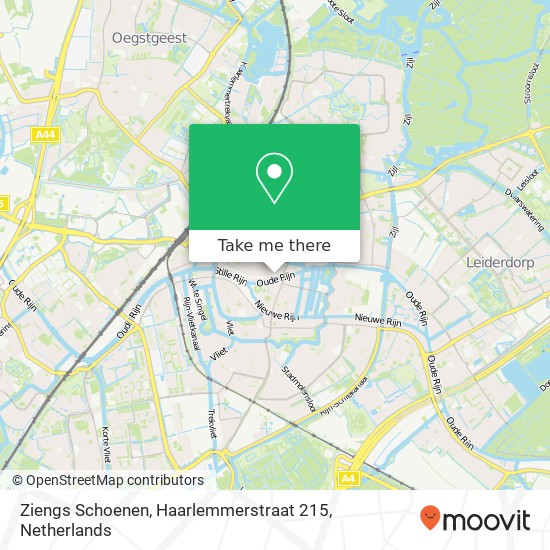 Ziengs Schoenen, Haarlemmerstraat 215 Karte