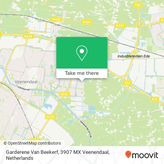 Garderene Van Beekerf, 3907 MX Veenendaal map