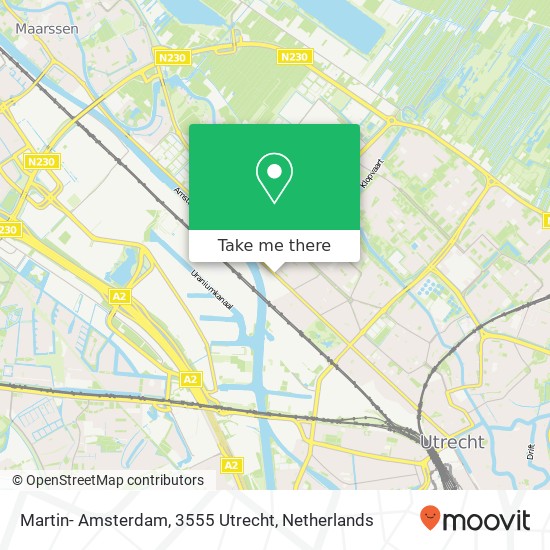 Martin- Amsterdam, 3555 Utrecht map