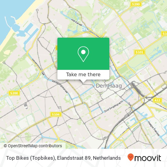 Top Bikes (Topbikes), Elandstraat 89 map