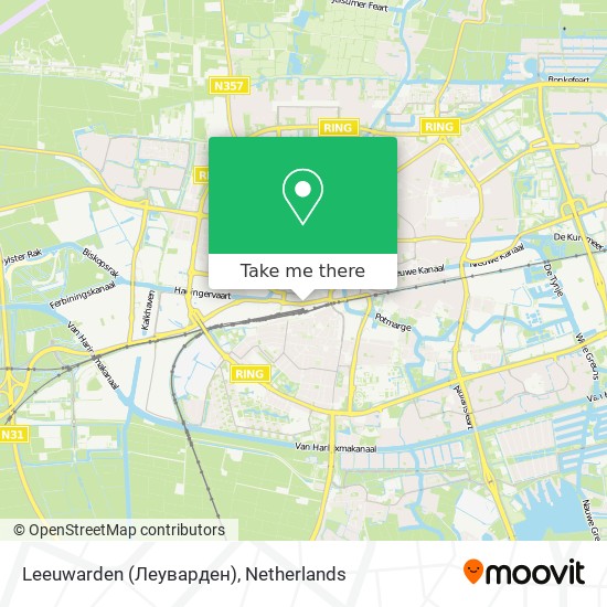 Leeuwarden (Леуварден) map