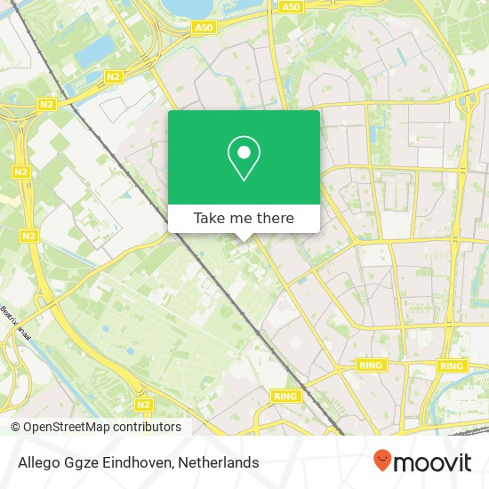 Allego Ggze Eindhoven map