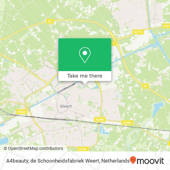 A4beauty, de Schoonheidsfabriek Weert map