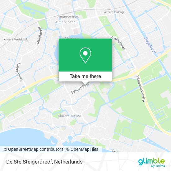 De Ste Steigerdreef map