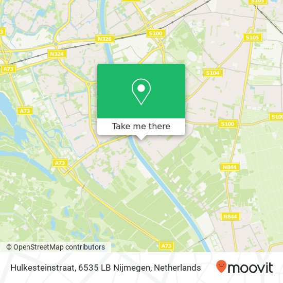 Hulkesteinstraat, 6535 LB Nijmegen map