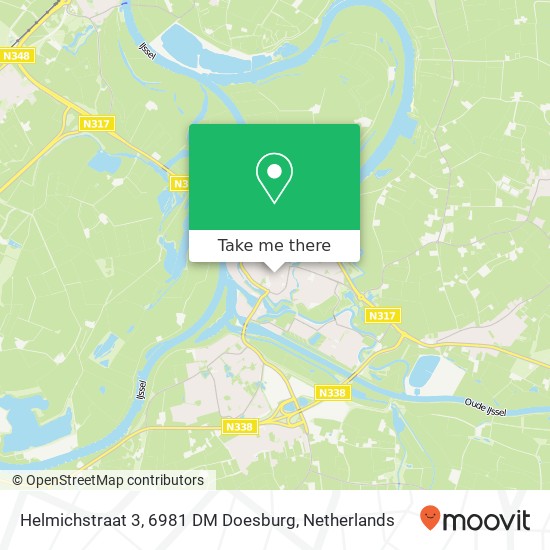 Helmichstraat 3, 6981 DM Doesburg Karte