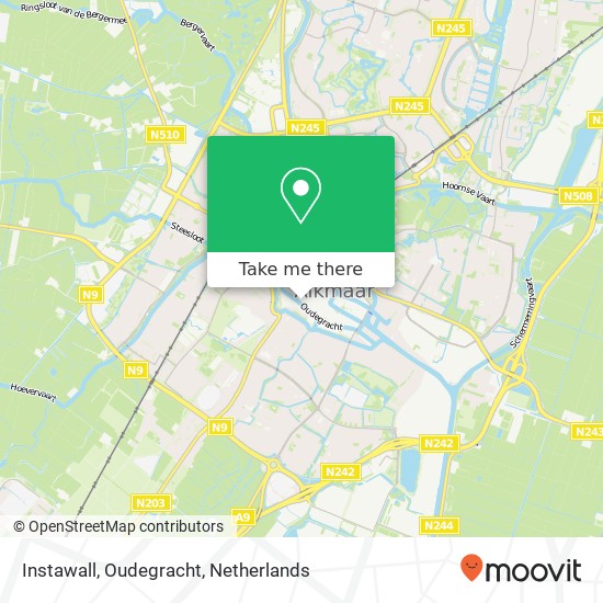 Instawall, Oudegracht map