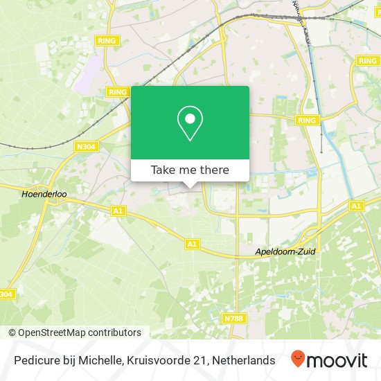 Pedicure bij Michelle, Kruisvoorde 21 map