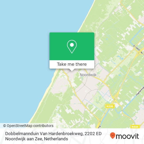 Dobbelmannduin Van Hardenbroekweg, 2202 ED Noordwijk aan Zee map
