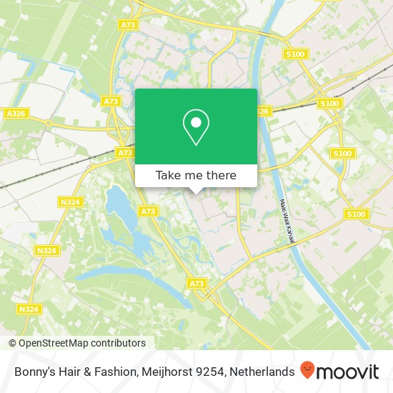 Bonny's Hair & Fashion, Meijhorst 9254 map