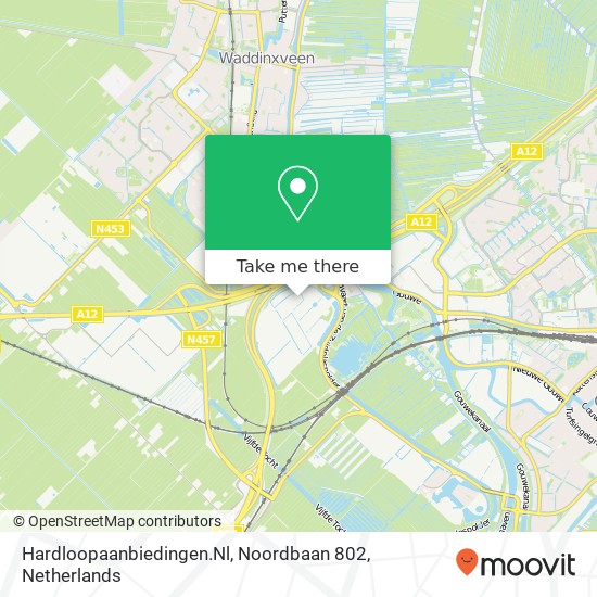 Hardloopaanbiedingen.Nl, Noordbaan 802 map