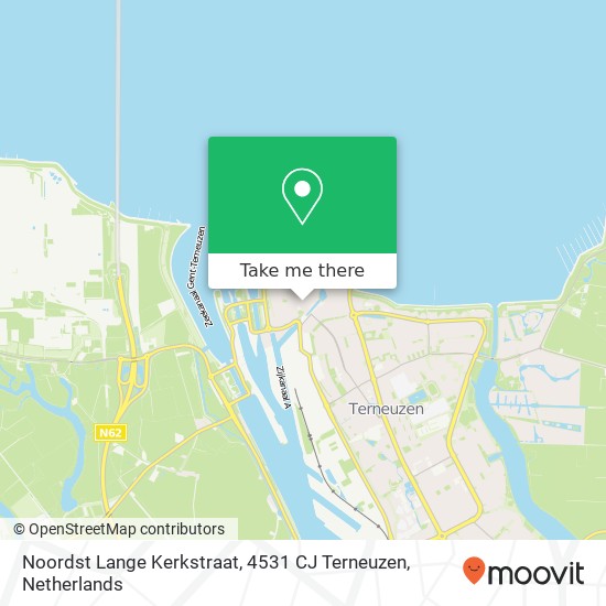 Noordst Lange Kerkstraat, 4531 CJ Terneuzen map